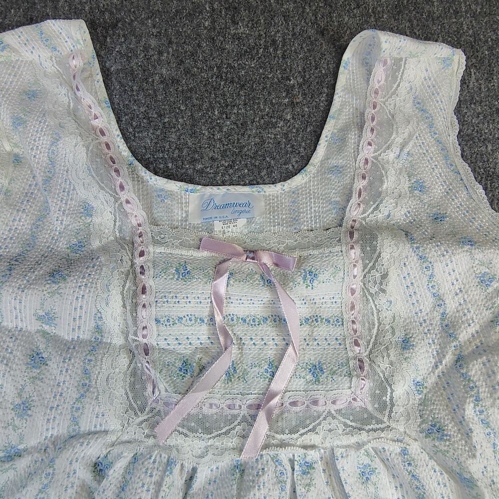 Vintage Dreamwear lingerie size 46 woman's 2 piece PJ set - Picture 2 of 7